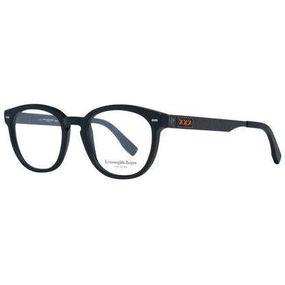 Montures de lunettes noires Ermenegildo Zegna pour homme