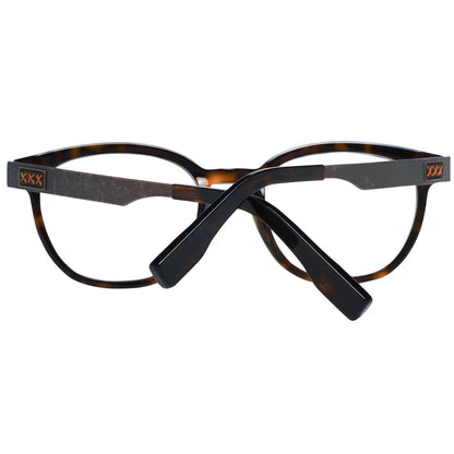 Montures de lunettes marron Ermenegildo Zegna pour homme