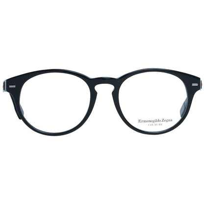 Montures de lunettes noires Ermenegildo Zegna pour homme