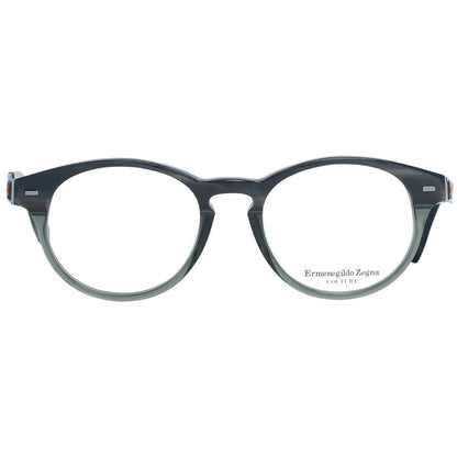 Montures de lunettes Ermenegildo Zegna grises pour homme
