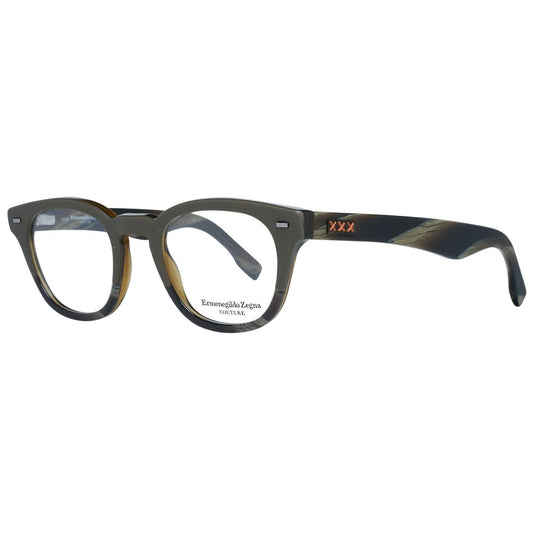 Montures de lunettes Ermenegildo Zegna Olive pour homme