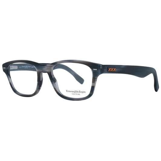 Montures de lunettes Ermenegildo Zegna grises pour homme