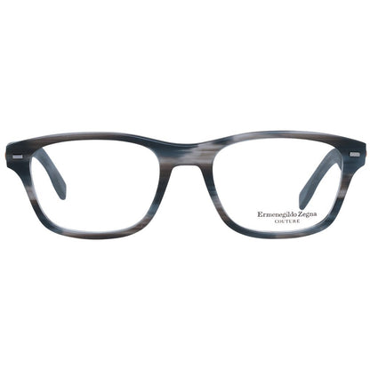 Montures de lunettes Ermenegildo Zegna grises pour homme