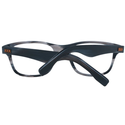 Montures de lunettes Ermenegildo Zegna grises pour homme
