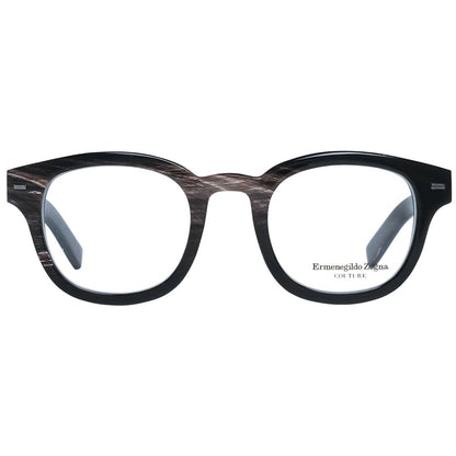 Montures de lunettes marron Ermenegildo Zegna pour homme