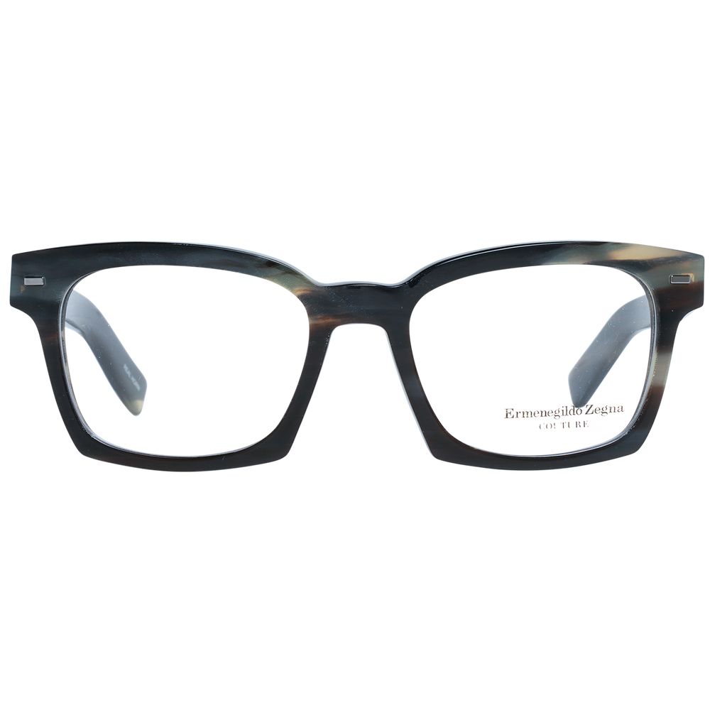 Montures de lunettes vertes Ermenegildo Zegna pour homme