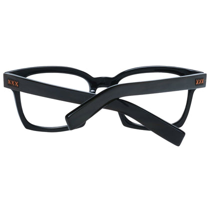 Montures de lunettes noires Ermenegildo Zegna pour homme