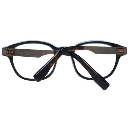 Montures de lunettes noires Ermenegildo Zegna pour homme
