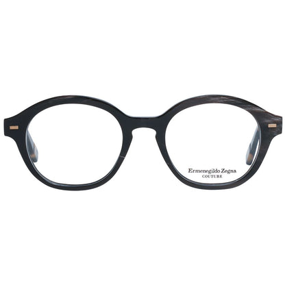 Montures de lunettes marron Ermenegildo Zegna pour homme