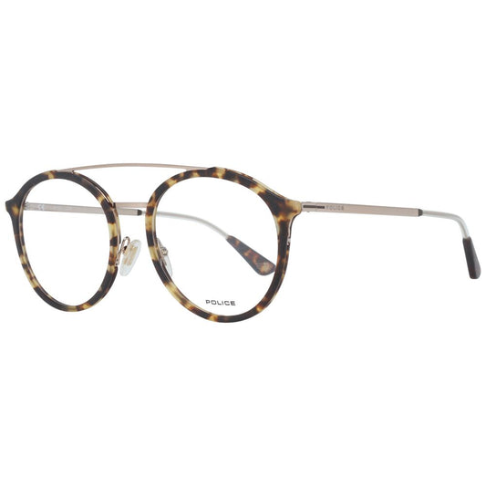 Montures optiques marron pour hommes de la police