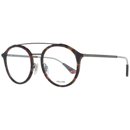 Montures optiques marron pour hommes de la police