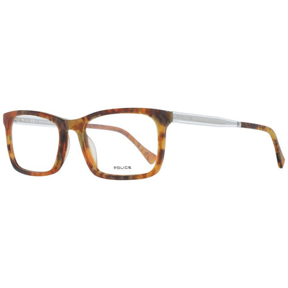 Montures optiques marron pour hommes de la police