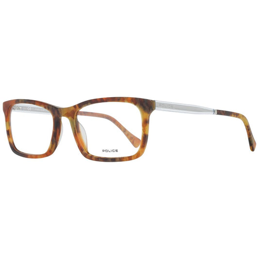 Montures optiques marron pour hommes de la police