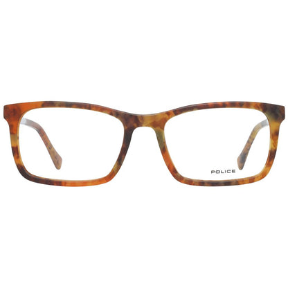 Montures optiques marron pour hommes de la police