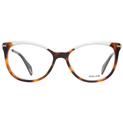 Montures optiques marron pour femmes de la police