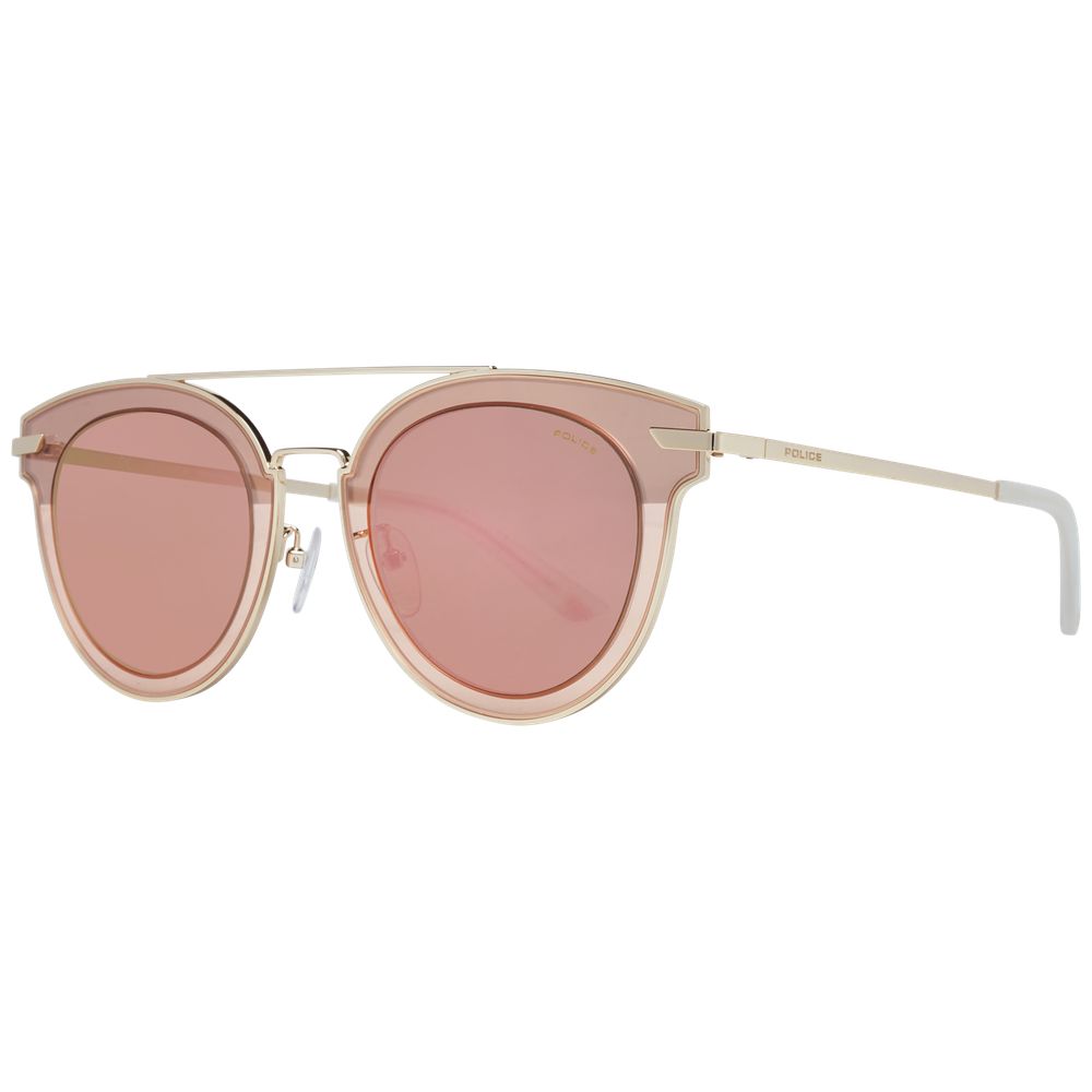 Lunettes de soleil Police pour homme en or rose