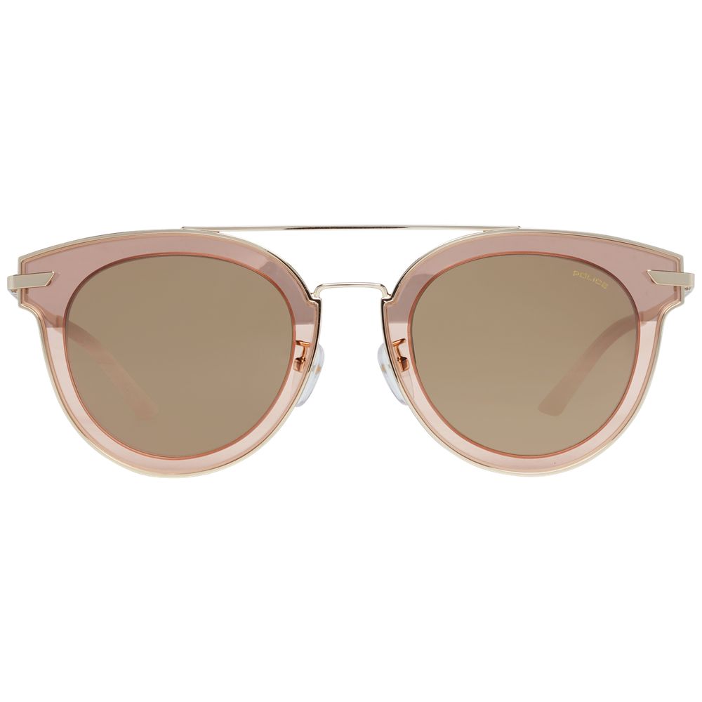 Lunettes de soleil Police pour homme en or rose