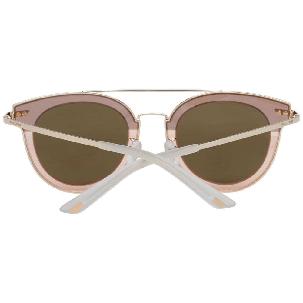 Lunettes de soleil Police pour homme en or rose