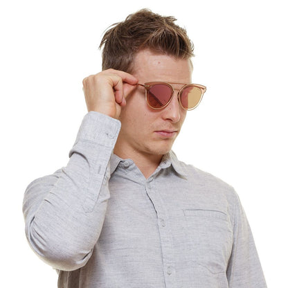 Lunettes de soleil Police pour homme en or rose