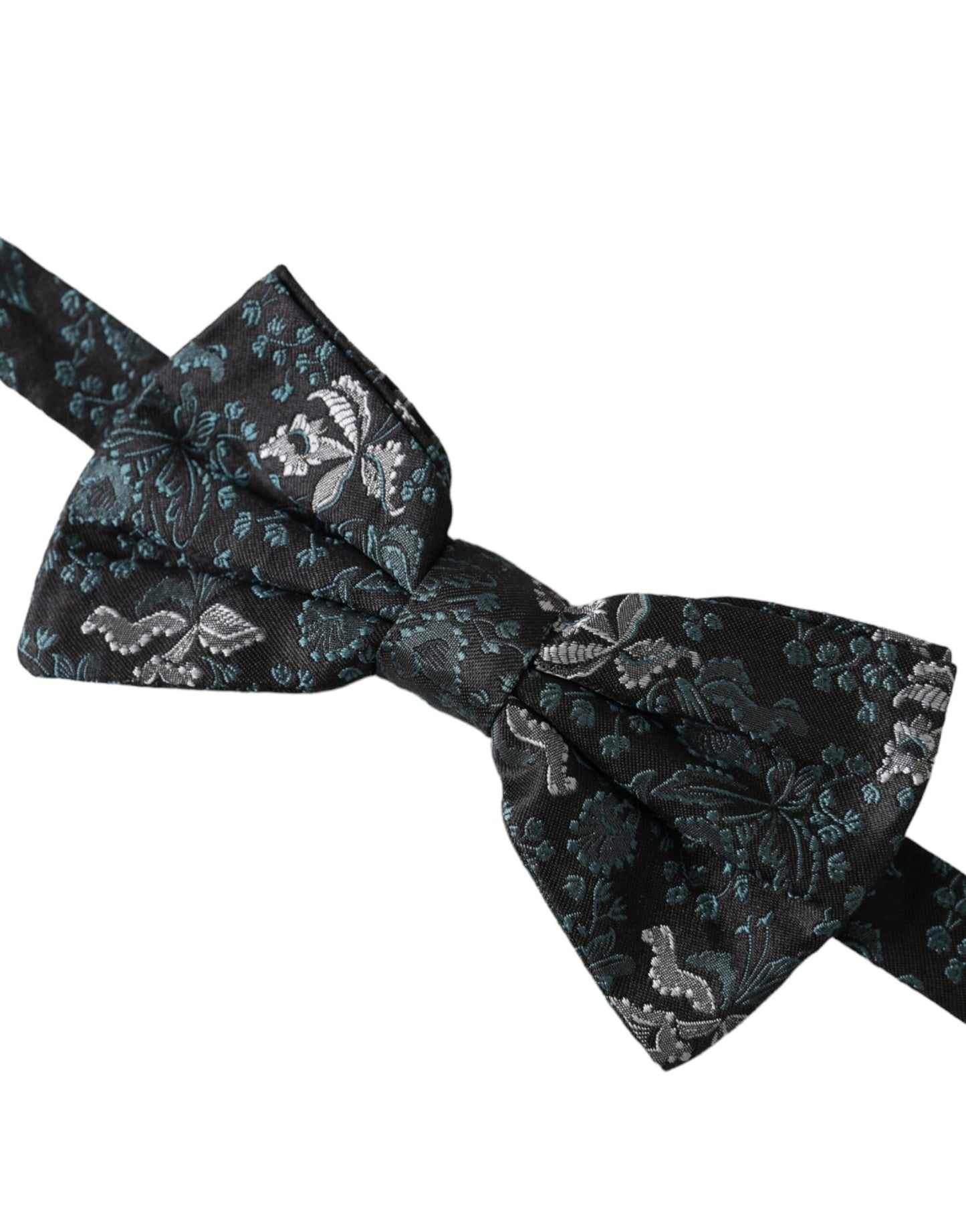 Nœud papillon ajustable en soie à motif floral multicolore Dolce &amp; Gabbana pour homme