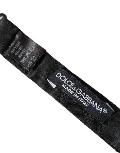 Dolce &amp; Gabbana Multicolor Fantasy Silk Adjustable Neck Bow Tie