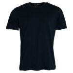 Dolce & Gabbana Dark Blue Cotton Round Neck Short Sleeves T-shirt by Dolce & Gabbana