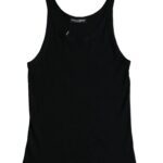 T-shirt sans manches Dolce &amp; Gabbana pour homme, débardeur noir