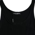 T-shirt sans manches Dolce &amp; Gabbana pour homme, débardeur noir
