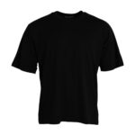 Dolce & Gabbana Black Cotton Round Neck Short Sleeves T-shirt by Dolce & Gabbana