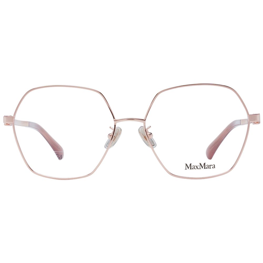 Max Mara Rose Gold Women Optical Frames by Max Mara