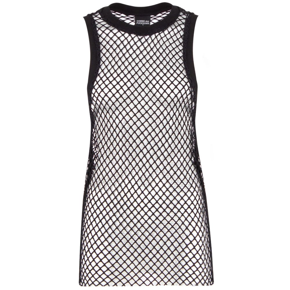 Comme Des Fuckdown Black Polyester Tops & T-Shirt by Comme Des Fuckdown