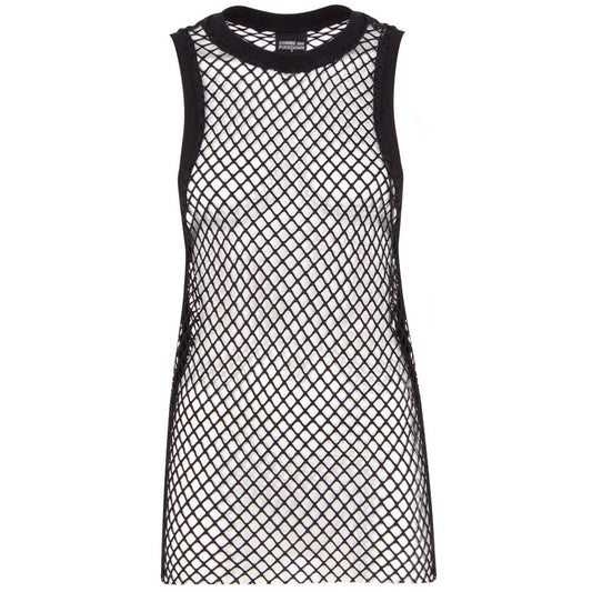 Comme Des Fuckdown Black Polyester Tops & T-Shirt by Comme Des Fuckdown