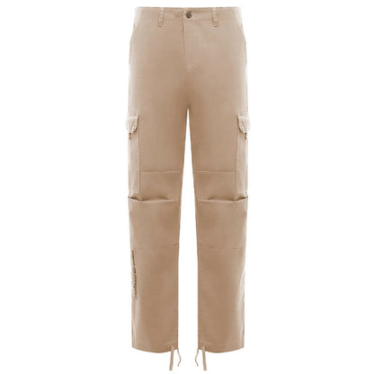 Comme Des Fuckdown Beige Cotton Jeans & Pant by Comme Des Fuckdown
