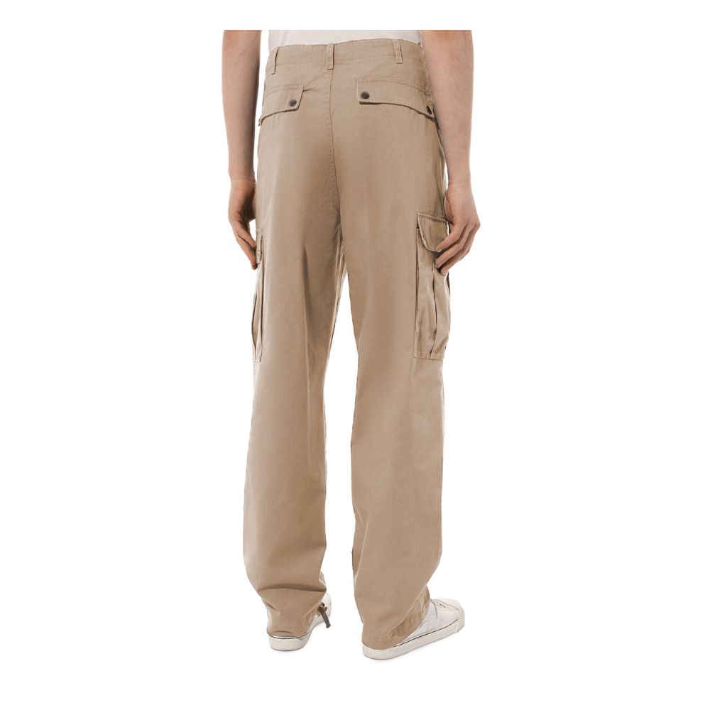 Comme Des Fuckdown Beige Cotton Jeans & Pant by Comme Des Fuckdown