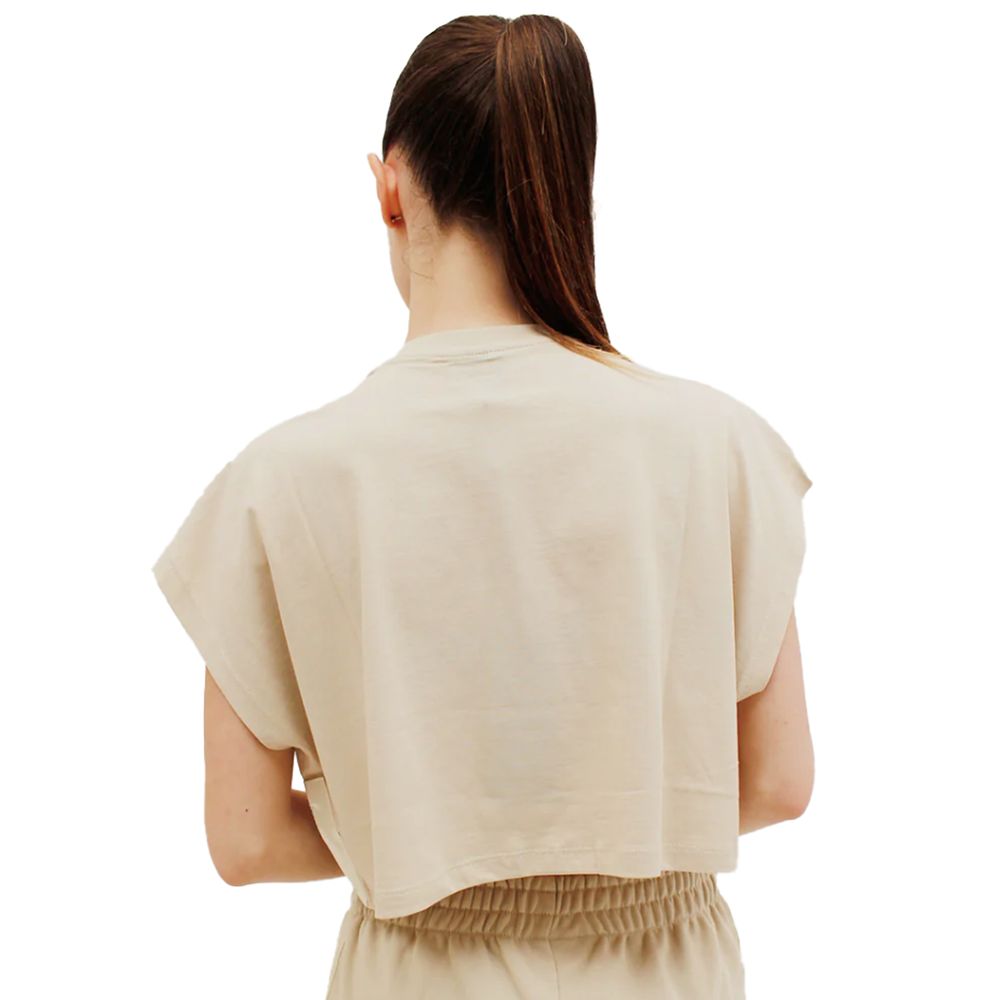 Comme Des Fuckdown Beige Cotton Tops & T-Shirt by Comme Des Fuckdown