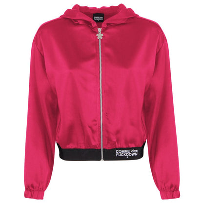 Comme Des Fuckdown Fuchsia Polyester Sweater by Comme Des Fuckdown