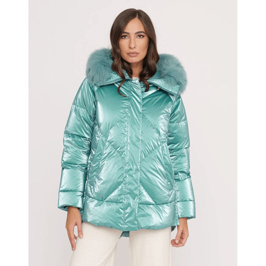 Veste femme en polyester bleu clair People Of Shibuya