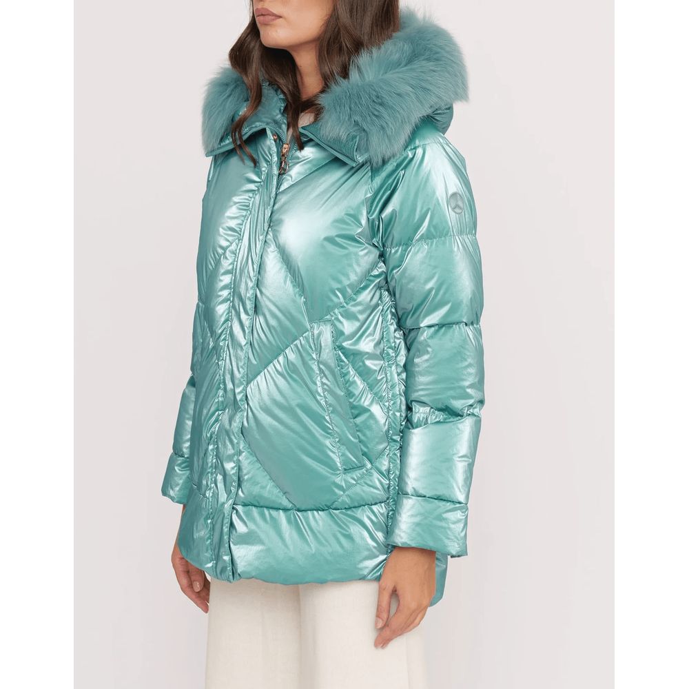 Veste femme en polyester bleu clair People Of Shibuya
