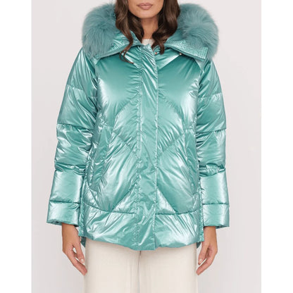 Veste femme en polyester bleu clair People Of Shibuya
