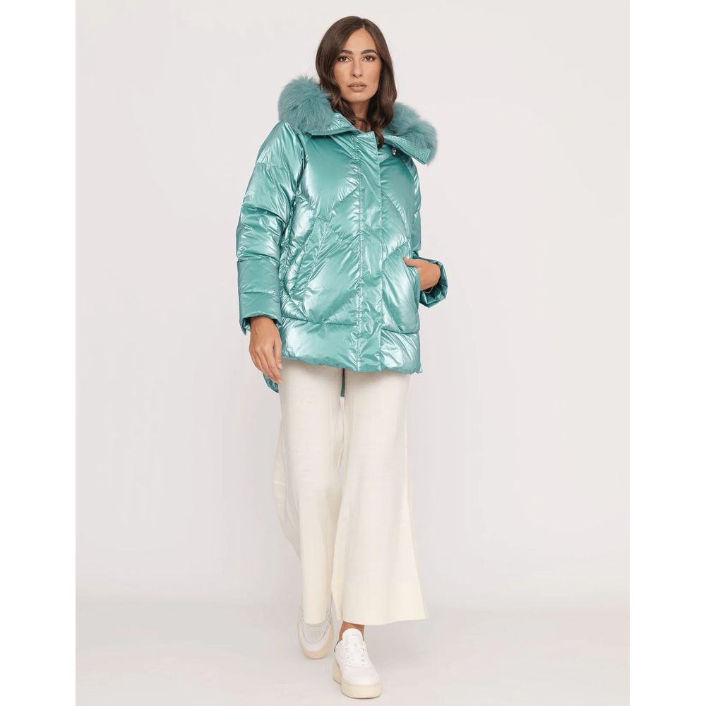 Veste femme en polyester bleu clair People Of Shibuya