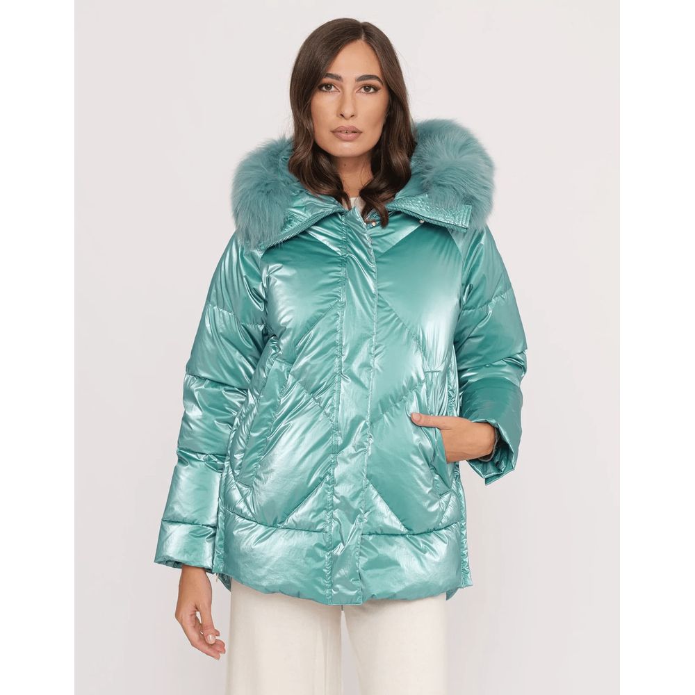 Veste femme en polyester bleu clair People Of Shibuya