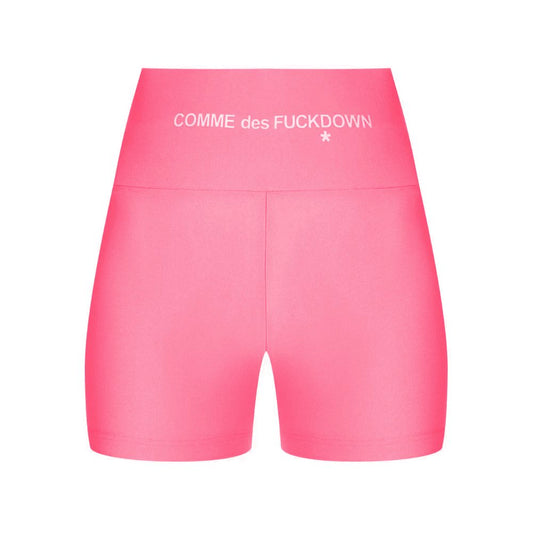 Short en polyester rose Comme des Garçons Fuckdown