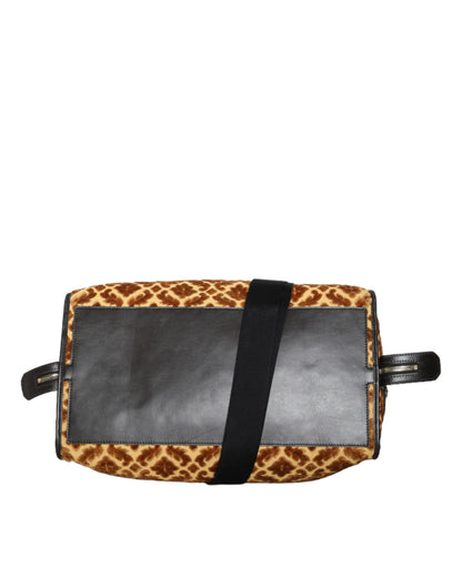 Sac à bandoulière Dolce &amp; Gabbana en velours beige pour femme