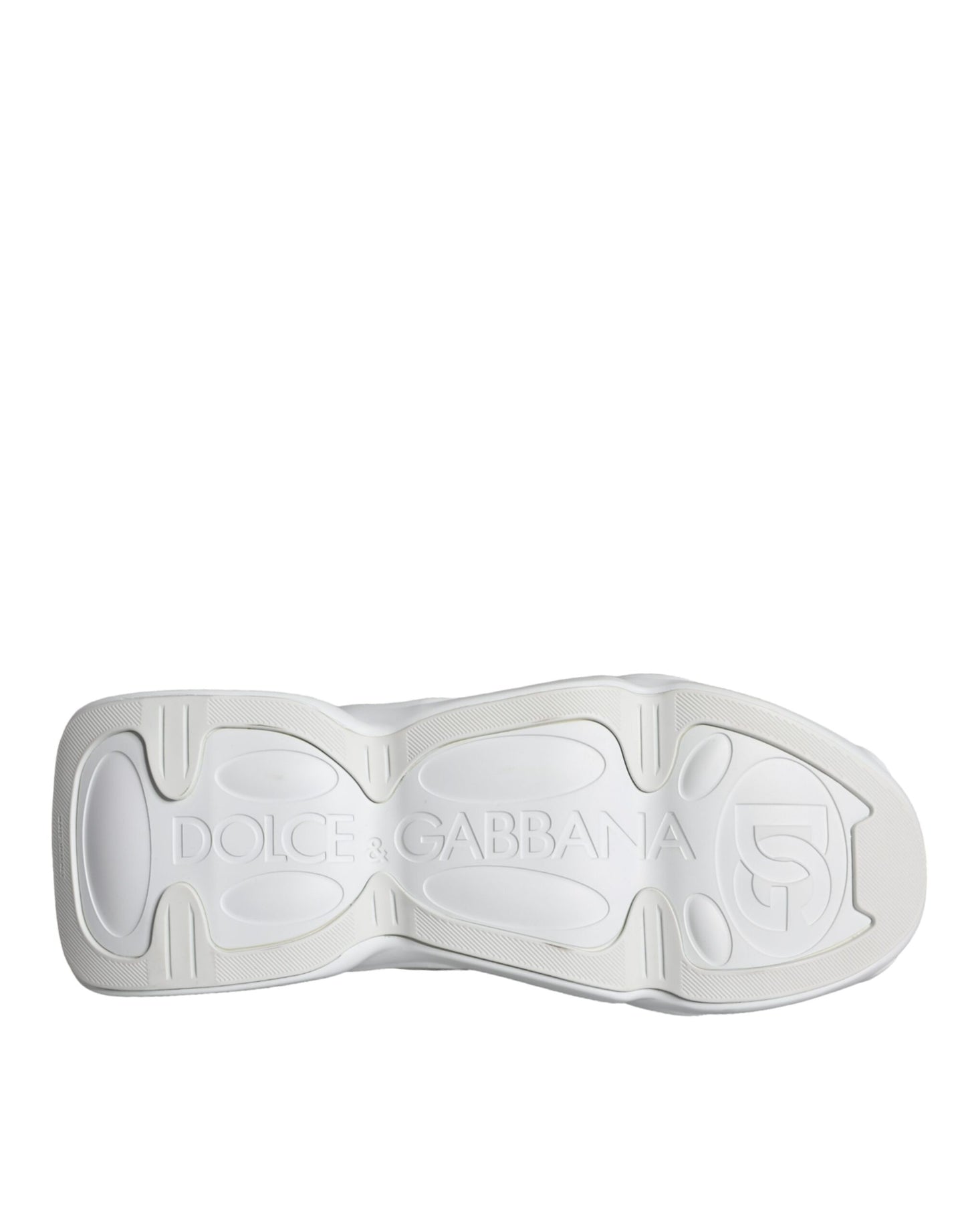 Baskets chaussettes blanches et noires Dolce &amp; Gabbana à enfiler Wave