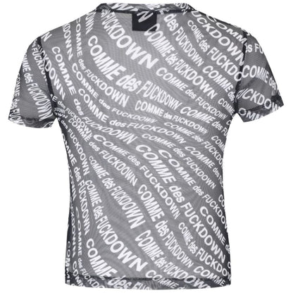 Comme Des Fuckdown Black Polyester Tops & T-Shirt by Comme Des Fuckdown