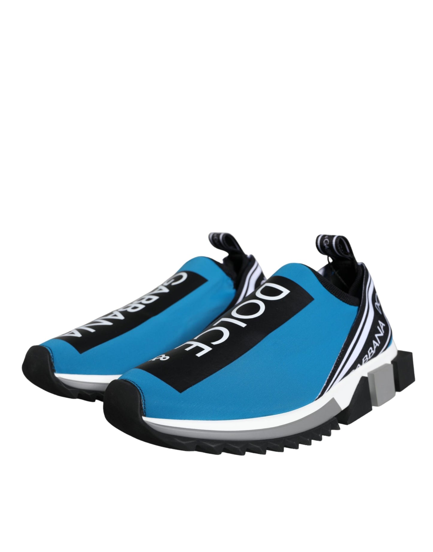 Dolce & Gabbana Blue Logo Low Top Sorrento Men Sneakers Shoes by Dolce & Gabbana