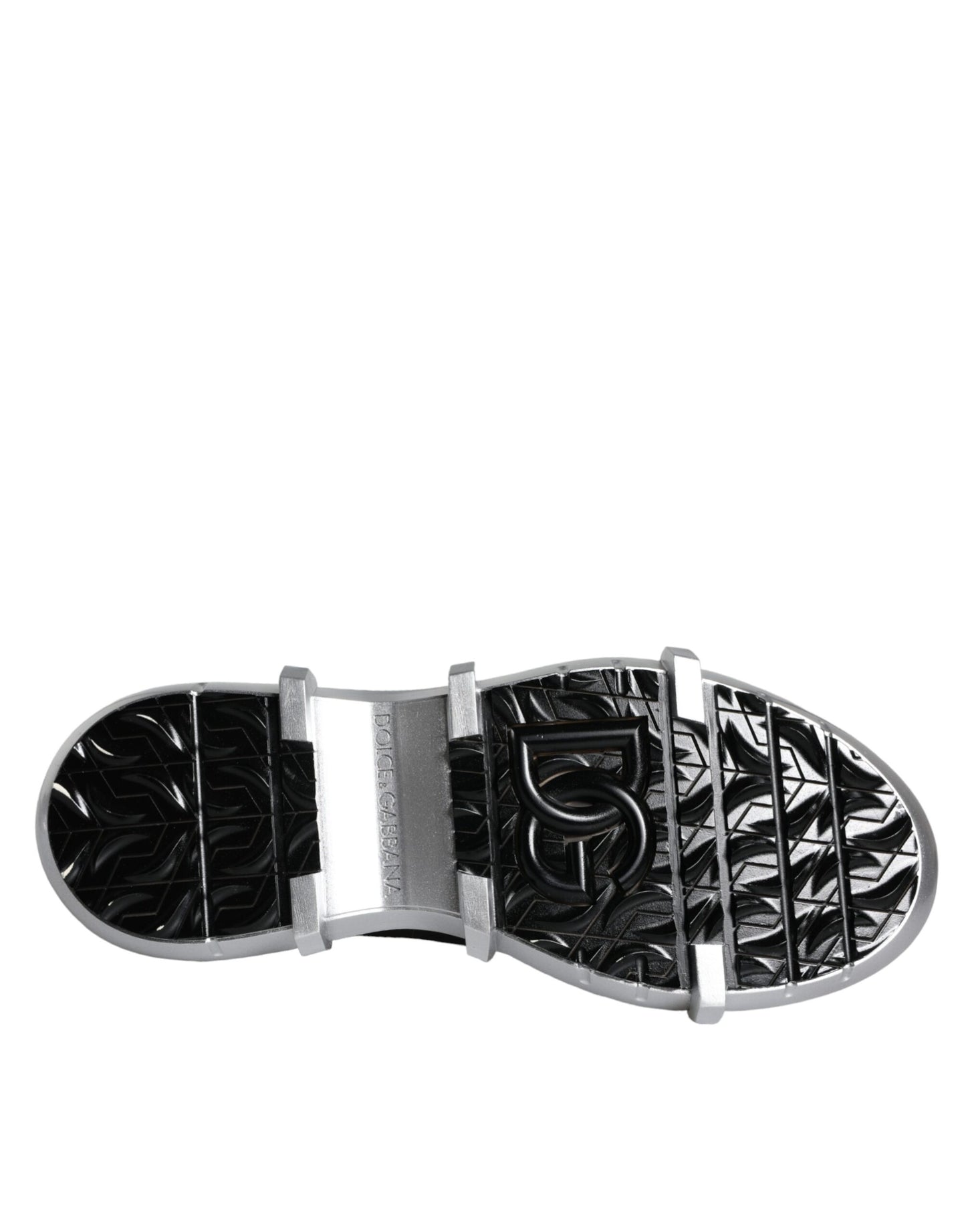 Dolce & Gabbana Black Nylon Galileo High Top Sneakers Shoes by Dolce & Gabbana