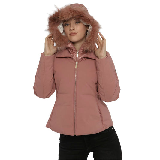Vestes et manteaux en nylon rose Yes Zee