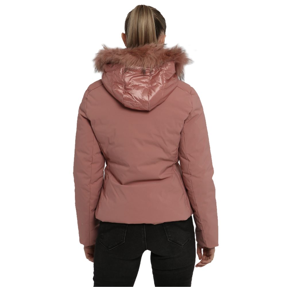 Vestes et manteaux en nylon rose Yes Zee