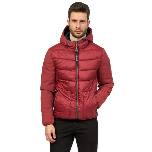 Veste en nylon rouge Yes Zee